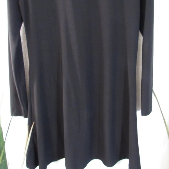 Ivy Beau Womens Dress Sz 6 Black Shift Long Sleeve - Picture 7 of 10